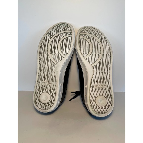 Rag & Bone New York Standard Issue Lace Up Black Women 8.5 Shoes - Picture 8 of 9